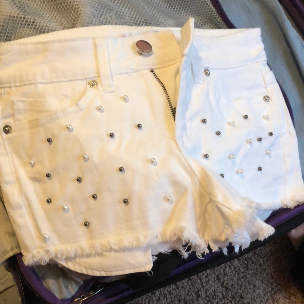 White shorts